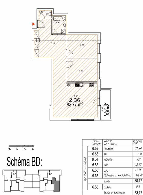 Byt - 2-B6